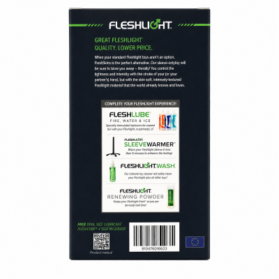 FLESHLIGHT – FLESHSKINS GRIP BLUE ICE MASTURBADOR MANUAL MASCULINO AZUL - D-246835 - Dona Pimenta