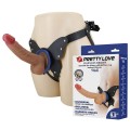 PRETTY LOVE - ARNÊS YETI COM DILDO DE VENTOSA EM FORMATO DE CARNE - D-245978 - Dona Pimenta