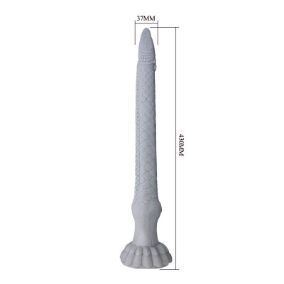 POWER MONSTERS - DILDO DE SILICONE BASILISK FANTASY 43 CM Ø 5 CM - D-246098 - Dona Pimenta
