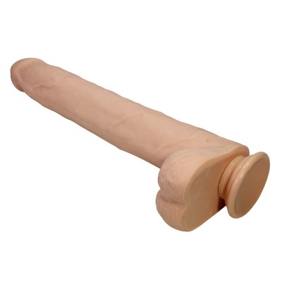PRETTY LOVE - DANY DILDO FLEXÍVEL REALISTA COM VENTOSA 36 CM -Ø- 5,6 CM - D-245950 - Dona Pimenta