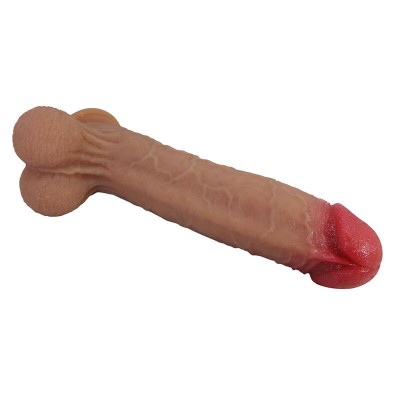 PRETTY LOVE - ORSEN DILDO DE SILICONE REALISTA COM VENTOSA 27,7 CM Ø 5 CM - D-246119 - Dona Pimenta
