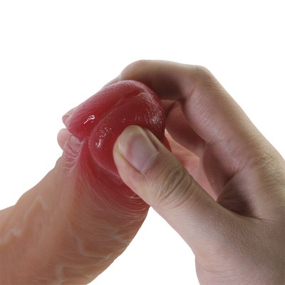 PRETTY LOVE - TERIN PLUS DILDO DE SILICONE REALISTA COM VENTOSA 37,6 CM Ø 5,5 CM - D-246120 - Dona Pimenta
