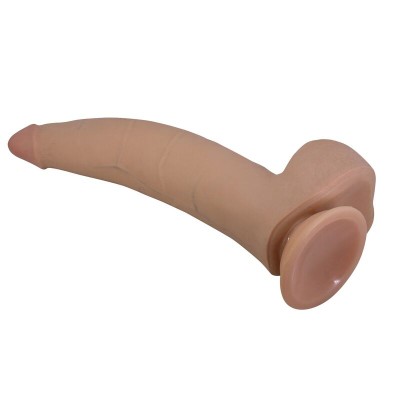 PRETTY LOVE - DILDO REALISTA QUINLAN 26 CM Ø 5,5 CM NATURAL - D-246146 - Dona Pimenta