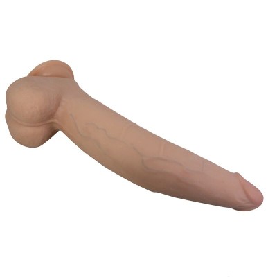 PRETTY LOVE - DILDO REALISTA QUINLAN 26 CM Ø 5,5 CM NATURAL - D-246146 - Dona Pimenta