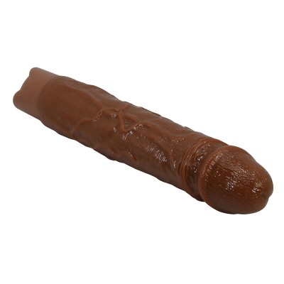 PRETTY LOVE - KESSLER VIBRADOR REALISTA COM 10 MODOS DE VIBRAÇÃO E 10 INTENSIDADES, 22 CM, MARROM - D-246859 - Dona Pimenta