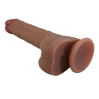 PRETTY LOVE - JONATHAN VIBRADOR REALISTA COM CONTROLE REMOTO - MARROM - D-245957 - Dona Pimenta