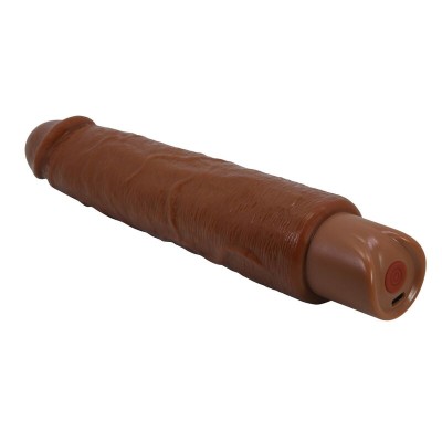PRETTY LOVE - VIBRADOR REALISTA GAVIN 25 CM Ø 5 CM MARROM - D-246071 - Dona Pimenta