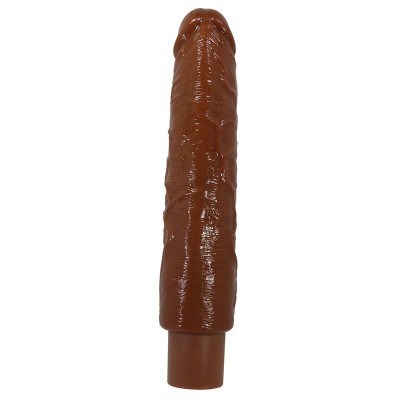 PRETTY LOVE - VIBRADOR REALISTA GAVIN 25 CM Ø 5 CM MARROM - D-246071 - Dona Pimenta