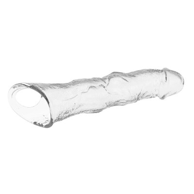 PRETTY LOVE - CAPA EXTENSORA DE PÊNIS AJUSTÁVEL 28 CM Ø 4,5 CM TRANSPARENTE - D-246084 - Dona Pimenta