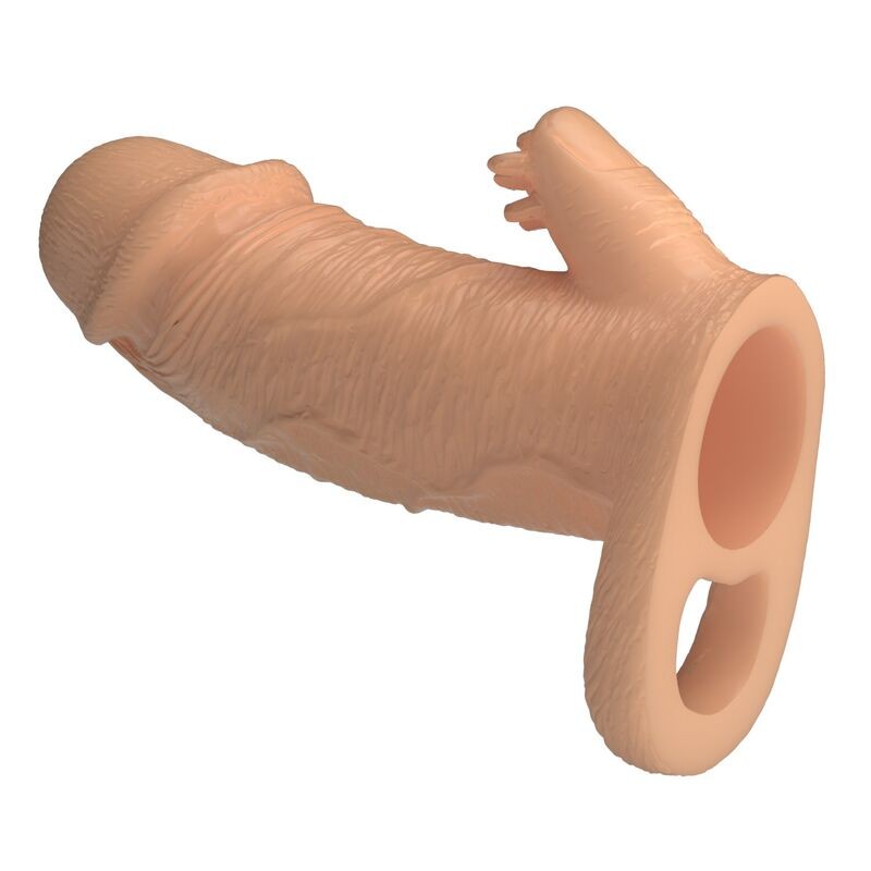 PRETTY LOVE - RODERIC MANGA EXTENSORA DE PÊNIS 13 CM Ø 3,8 CM NATURAL - D-246162 - Dona Pimenta