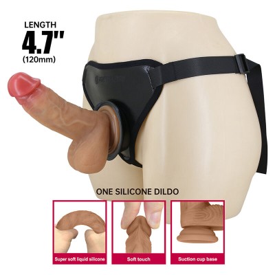 PRETTY LOVE - ARNÊS UNIVERSAL COM DILDO REALISTA - D-245976 - Dona Pimenta