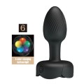 PRETTY LOVE - PLUG ANAL VIBRATÓRIO RECARREGÁVEL COM 10 MODOS - PRETO - D-246149 - Dona Pimenta