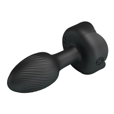 PRETTY LOVE - PLUG ANAL VIBRATÓRIO RECARREGÁVEL COM 10 MODOS - PRETO - D-246149 - Dona Pimenta