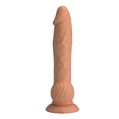 PRETTY LOVE - EREN DILDO VIBRATÓRIO COM EMPURRAÇÃO 20,5 CM Ø 4,5 CM NATURAL - D-246150 - Dona Pimenta