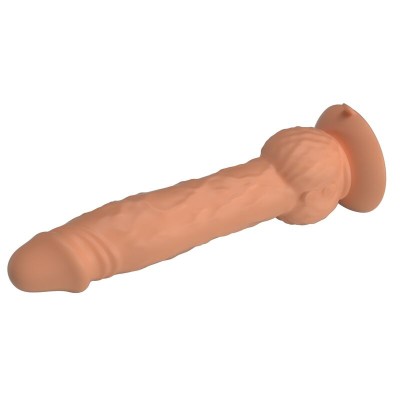 PRETTY LOVE - EREN DILDO VIBRATÓRIO COM EMPURRAÇÃO 20,5 CM Ø 4,5 CM NATURAL - D-246150 - Dona Pimenta