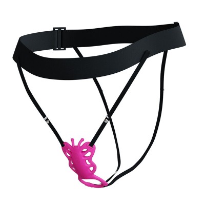 PRETTY LOVE - MASSAGEADOR DE CALCINHA ROSA COM CONTROLE POR APLICATIVO DE BORBOLETA - D-245985 - Dona Pimenta