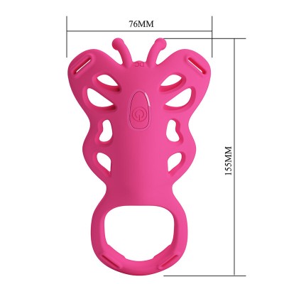 PRETTY LOVE - MASSAGEADOR DE CALCINHA ROSA COM CONTROLE POR APLICATIVO DE BORBOLETA - D-245985 - Dona Pimenta