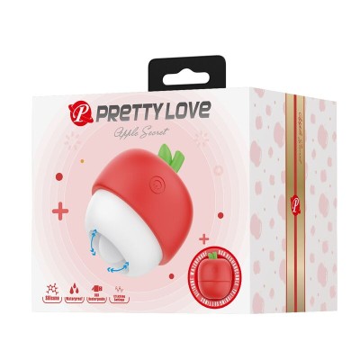 PRETTY LOVE - ESTIMULADOR CLITORIANO RECARREGÁVEL COM EFEITO DE LÍNGUA VERMELHO - D-246033 - Dona Pimenta