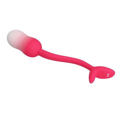 PRETTY LOVE - OVO VIBRATÓRIO COM CONTROLE POR APP PULSEN, 12 FUNÇÕES, RECARREGÁVEL VIA USB, ROSA - D-246046 - Dona Pimenta