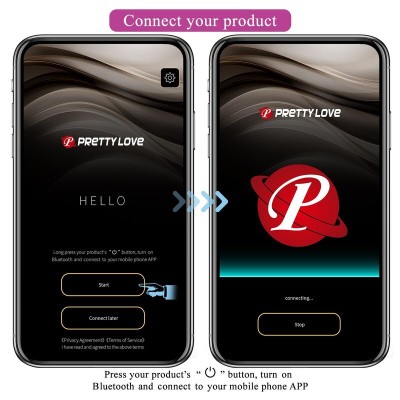 PRETTY LOVE - OVO VIBRATÓRIO COM CONTROLE POR APP PULSEN, 12 FUNÇÕES, RECARREGÁVEL VIA USB, ROSA - D-246046 - Dona Pimenta
