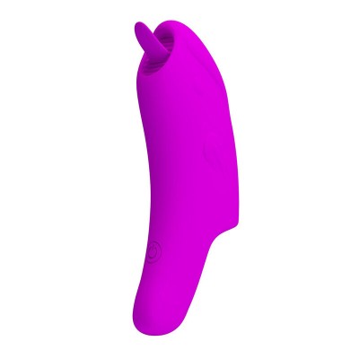 PRETTY LOVE - VIBRADOR DE DEDO RECARREGÁVEL PETERSON HONEY FINGER ROXO - D-246060 - Dona Pimenta