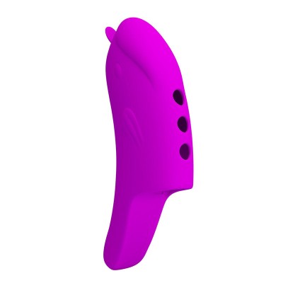 PRETTY LOVE - VIBRADOR DE DEDO RECARREGÁVEL PETERSON HONEY FINGER ROXO - D-246060 - Dona Pimenta