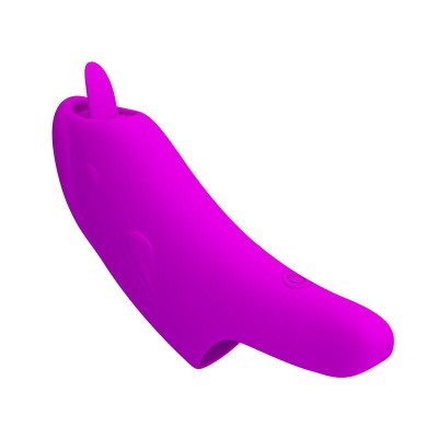PRETTY LOVE - VIBRADOR DE DEDO RECARREGÁVEL PETERSON HONEY FINGER ROXO - D-246060 - Dona Pimenta
