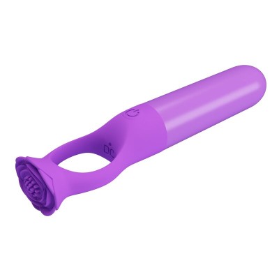 PRETTY LOVE - MINI VIBRADOR MASSAGEADOR RECARREGÁVEL GIANA ROXO - D-246061 - Dona Pimenta