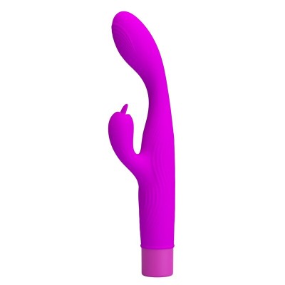 PRETTY LOVE - VIBRADOR JENE COM DUPLA ESTIMULAÇÃO DO PONTO G E DO CLITÓRIS - ROXO - D-246063 - Dona Pimenta