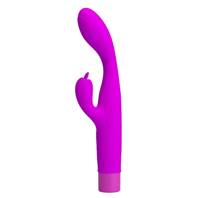 PRETTY LOVE - VIBRADOR JENE COM DUPLA ESTIMULAÇÃO DO PONTO G E DO CLITÓRIS - ROXO - D-246063 - Dona Pimenta