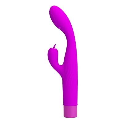 PRETTY LOVE - VIBRADOR JENE COM DUPLA ESTIMULAÇÃO DO PONTO G E DO CLITÓRIS - ROXO - D-246063 - Dona Pimenta