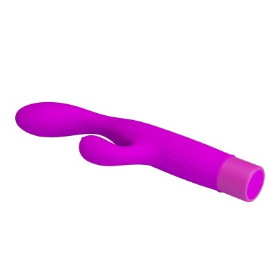 PRETTY LOVE - VIBRADOR JENE COM DUPLA ESTIMULAÇÃO DO PONTO G E DO CLITÓRIS - ROXO - D-246063 - Dona Pimenta
