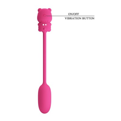 PRETTY LOVE - VIBRADOR BULLET RECARREGÁVEL OLSON COM CONTROLE REMOTO COM FIO ROSA - D-246067 - Dona Pimenta