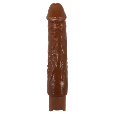 PRETTY LOVE - VIBRADOR REALISTA DUKE 23,5 CM Ø 4,8 CM MARROM - D-246070 - Dona Pimenta