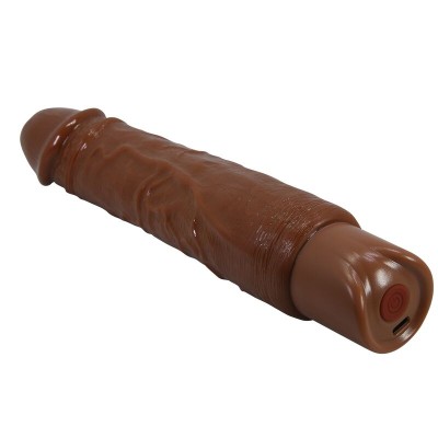 PRETTY LOVE - VIBRADOR REALISTA DUKE 23,5 CM Ø 4,8 CM MARROM - D-246070 - Dona Pimenta