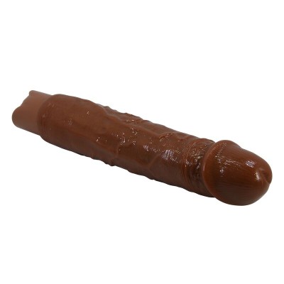 PRETTY LOVE - VIBRADOR REALISTA DUKE 23,5 CM Ø 4,8 CM MARROM - D-246070 - Dona Pimenta