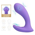 PRETTY LOVE - VIBRADOR DE DUPLA ESTIMULAÇÃO RECARREGÁVEL ANDROMEDA ROXO - D-246078 - Dona Pimenta
