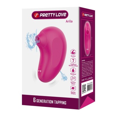 PRETTY LOVE - ARILA Estimulador Clitoriano Recarregável com Sucção e Vibração Rosa - D-246079 - Dona Pimenta