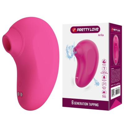 PRETTY LOVE - ARILA Estimulador Clitoriano Recarregável com Sucção e Vibração Rosa - D-246079 - Dona Pimenta