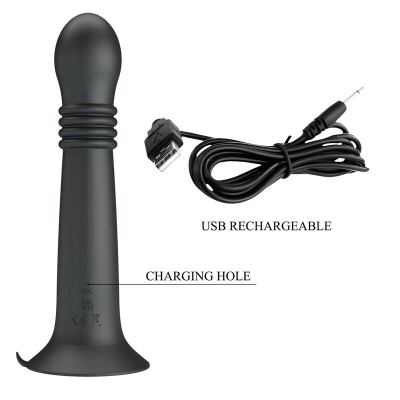 PRETTY LOVE - STELLA MASSAGEADOR ROTATIVO E DE IMPULSÃO RECARREGÁVEL POR USB - D-246085 - Dona Pimenta