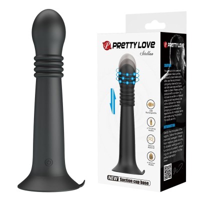 PRETTY LOVE - STELLA MASSAGEADOR ROTATIVO E DE IMPULSÃO RECARREGÁVEL POR USB - D-246085 - Dona Pimenta