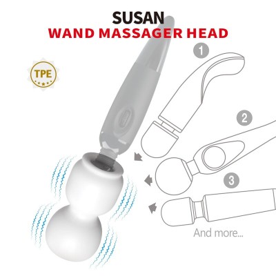 PRETTY LOVE - ACESSÓRIO MASSAGEADOR DE CABEÇA SUSAN POWER Ø 6,5 CM - D-246086 - Dona Pimenta