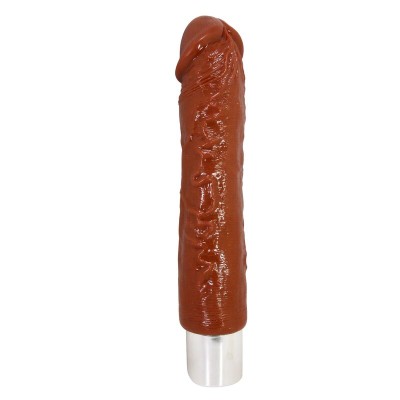 PRETTY LOVE - VIBRADOR REALISTA PROFISSIONAL 23,5 CM Ø 4,8 CM MARROM - D-246087 - Dona Pimenta