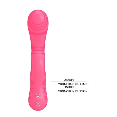 PRETTY LOVE - VERITY MASSAGEADOR DE DUAS PONTAS RECARREGÁVEL POR USB - D-246089 - Dona Pimenta