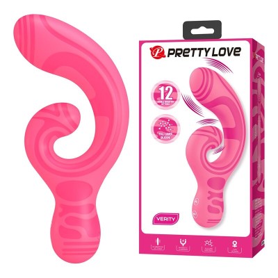 PRETTY LOVE - VERITY MASSAGEADOR DE DUAS PONTAS RECARREGÁVEL POR USB - D-246089 - Dona Pimenta