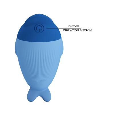 PRETTY LOVE - VIBRADOR MINI DOLPHIN RECARREGÁVEL POR USB - D-246090 - Dona Pimenta