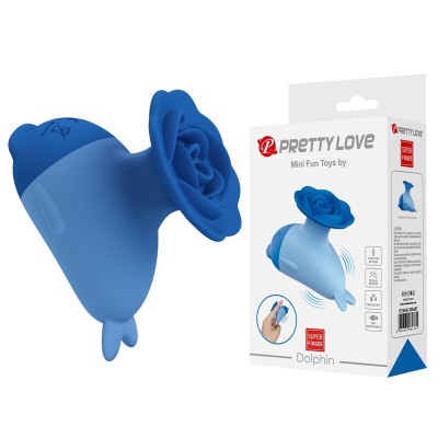 PRETTY LOVE - VIBRADOR MINI DOLPHIN RECARREGÁVEL POR USB - D-246090 - Dona Pimenta