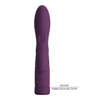 PRETTY LOVE - VIBRADOR COELHO RECARREGÁVEL OLIVIA COM 10 FUNÇÕES - D-246123 - Dona Pimenta