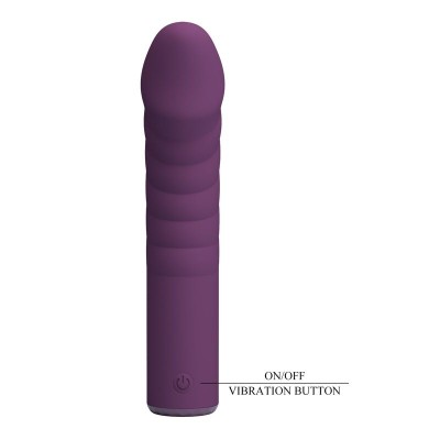 PRETTY LOVE - VIBRADOR RECARREGÁVEL RYLAND COM 10 FUNÇÕES - ROXO - D-246129 - Dona Pimenta