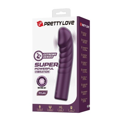 PRETTY LOVE - VIBRADOR RECARREGÁVEL RYLAND COM 10 FUNÇÕES - ROXO - D-246129 - Dona Pimenta